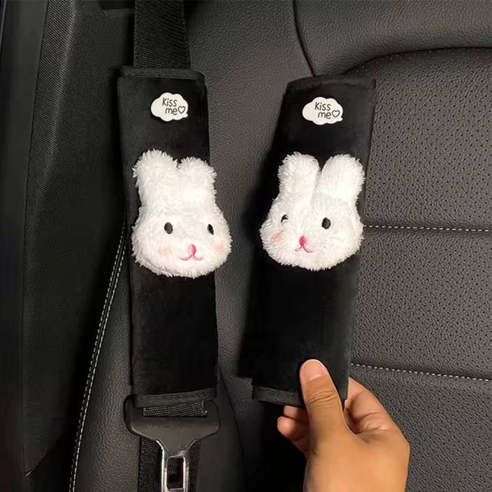 Car Styling Seat Belt Cover Shoulder Strap Harness Cushion Cartoon Car Seatbelt Shoulder Pad Protector Auto Neck Support