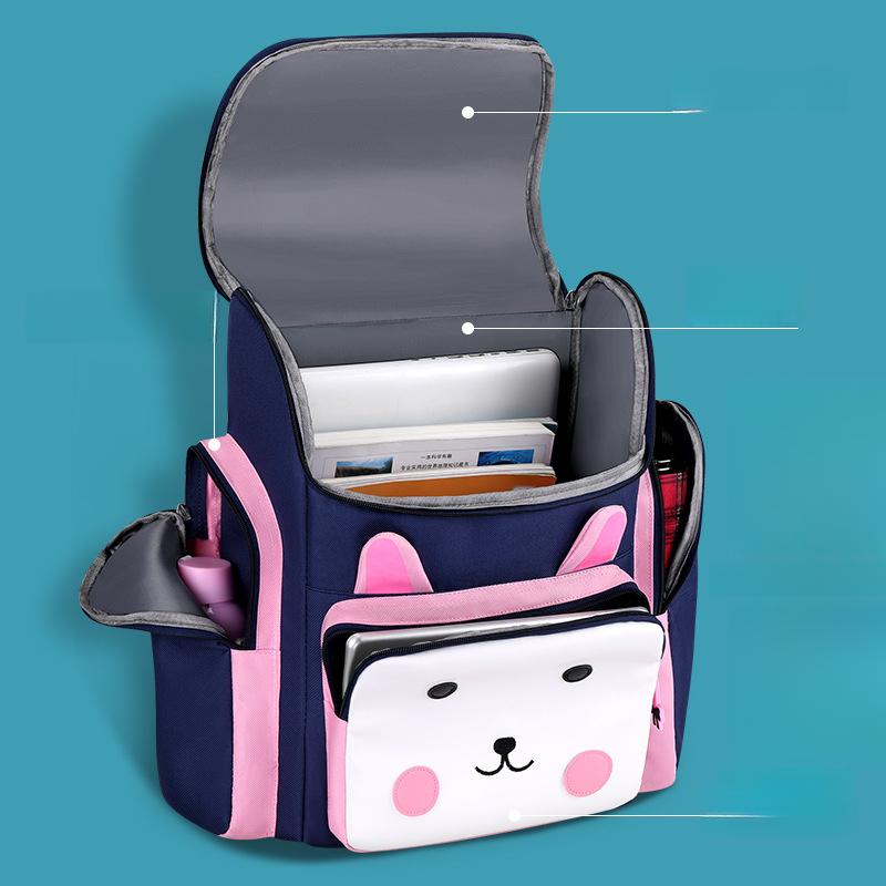 Girls' School Backpack For Elementary School Students Children'S Double Shoulder Backpack Lightweight And Burden-Reducing For Kindergarten