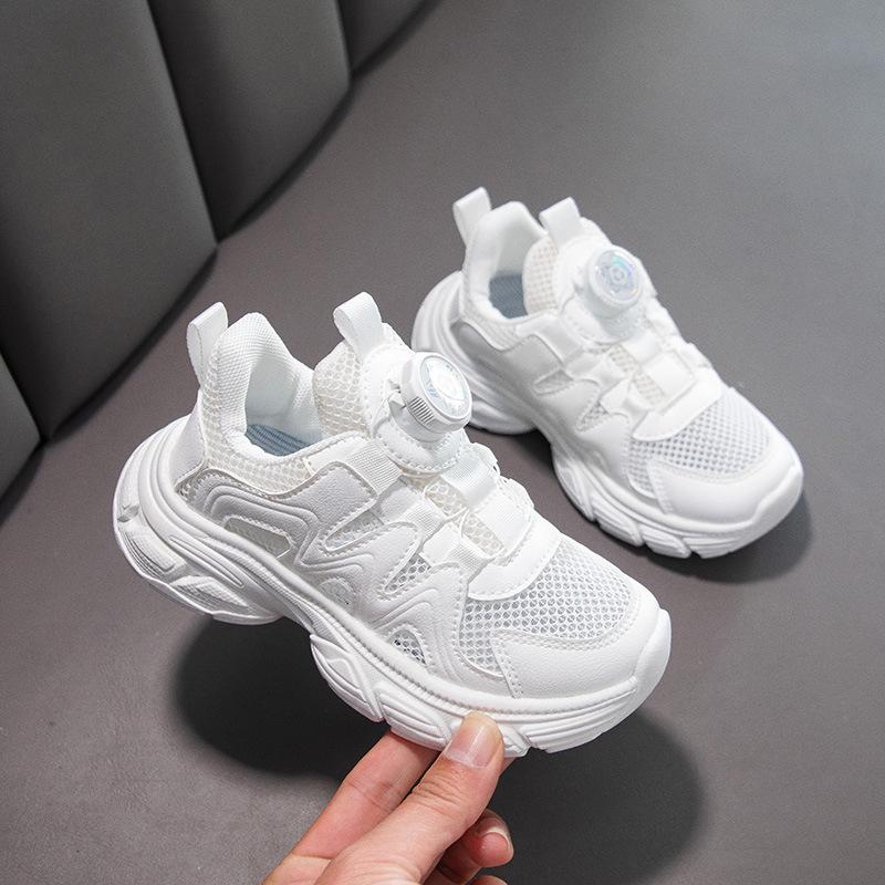 

Breathable Kids Running Shoes Lightweight Casual Mesh Sneakers for Boys Girls Spring Summer size 31 білий
