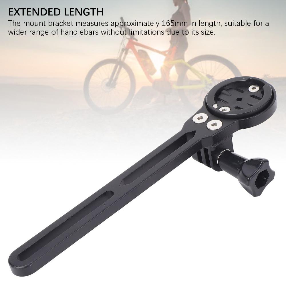 Extended Bike Computer Mount for Garmin/Wahoo /Bryton/ CATEYE/ iGPSport Outdoor Riding