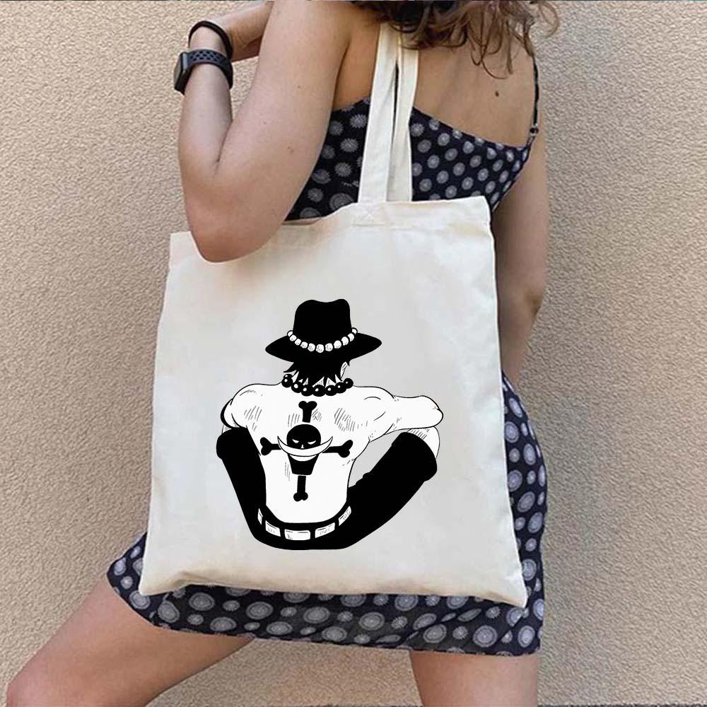 One Piece Luffy Aufdruck ein Schulter Canvas Tasche 7540