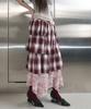 Seutillesseodi Check Tiered Skirt