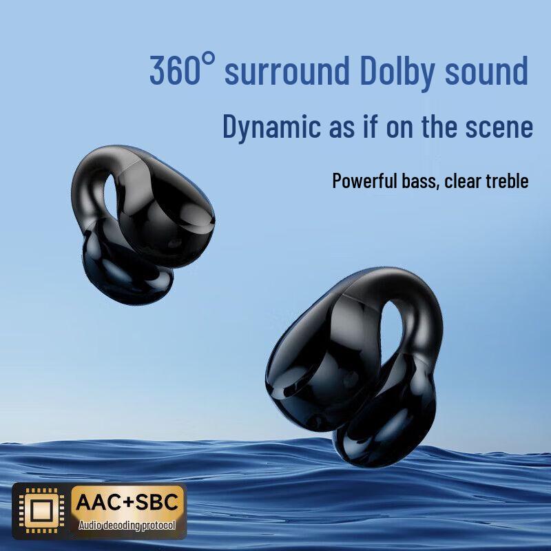 Aigo TJ170 TWS Ear Clip Open-Style Sports Bluetooth Earbuds