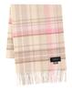 Cashmere Tartan Check Wave Size 11 LAWRENCE 100% Scarf, 33, Sirius, Colors, Men's/Women's (OPERAMOVE (DW09))