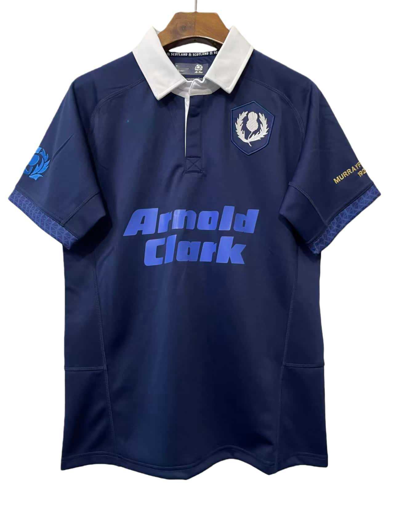 Men s Scotland 150th Anniversary Rugby Jersey 2025-26 Short Sleeve 3XL