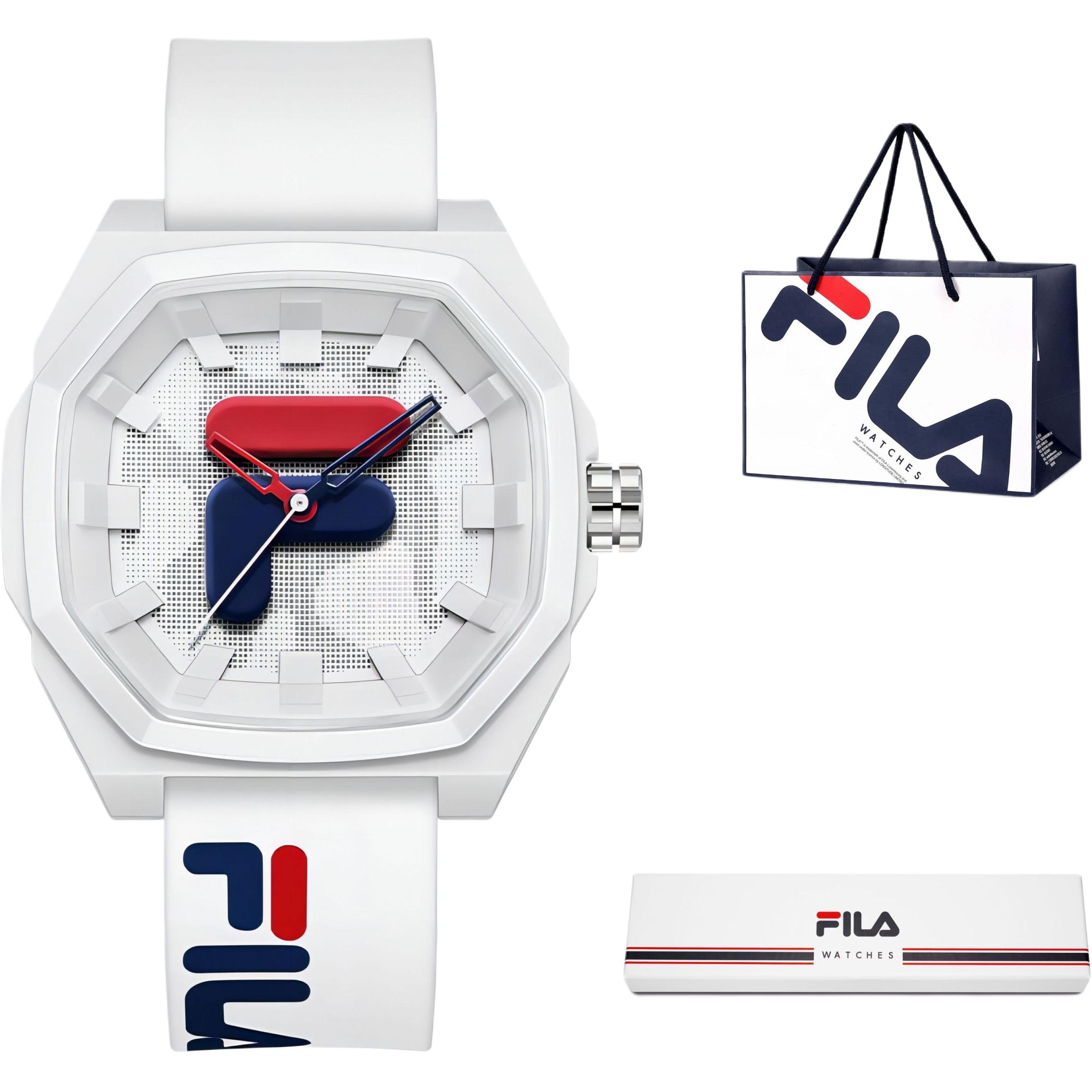 

FILA Fashion Series Trendy Couple Watch Quartz Movement White Dial Unisex watches 46FLM38-6105-052 46FLM38-6105-052