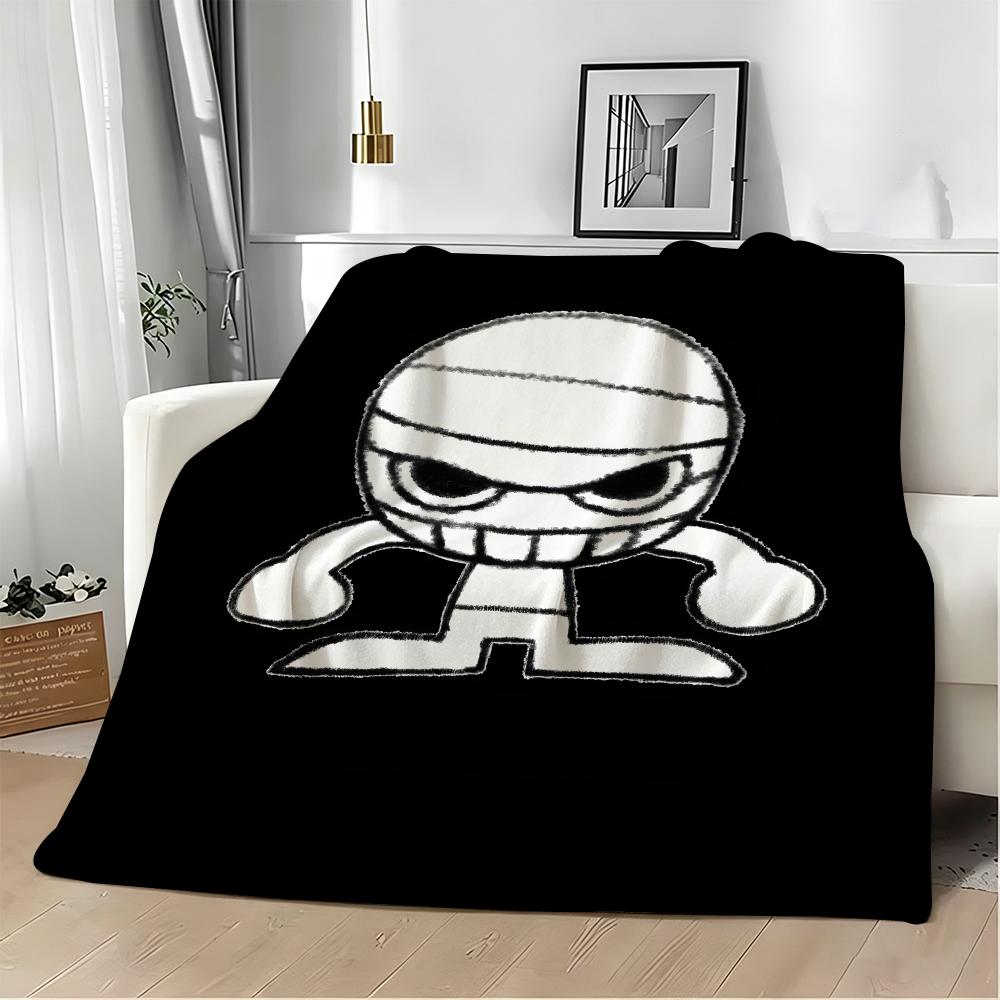 Cartoon L-Le Royaume Des Arbres Throw Soft Warm Throw Blanket For Bedroom Living Room Bed Travel Camping Picnic Gift
