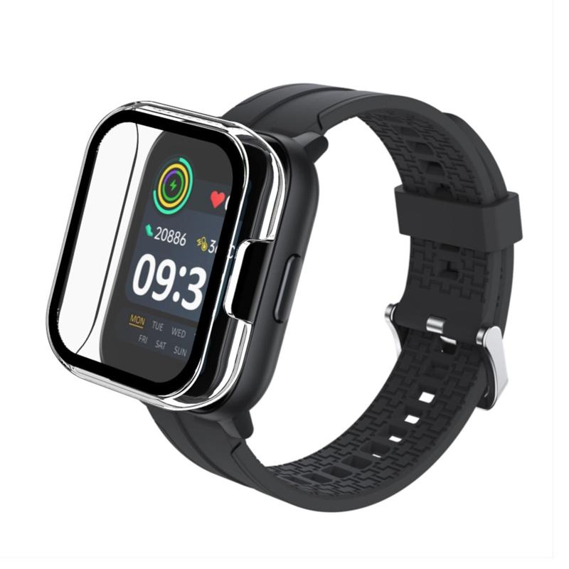 Durable Screen Protector for TechLifeWatch S100 Shockproof Wear Resist for Shell for Smart Watch Protective Cover