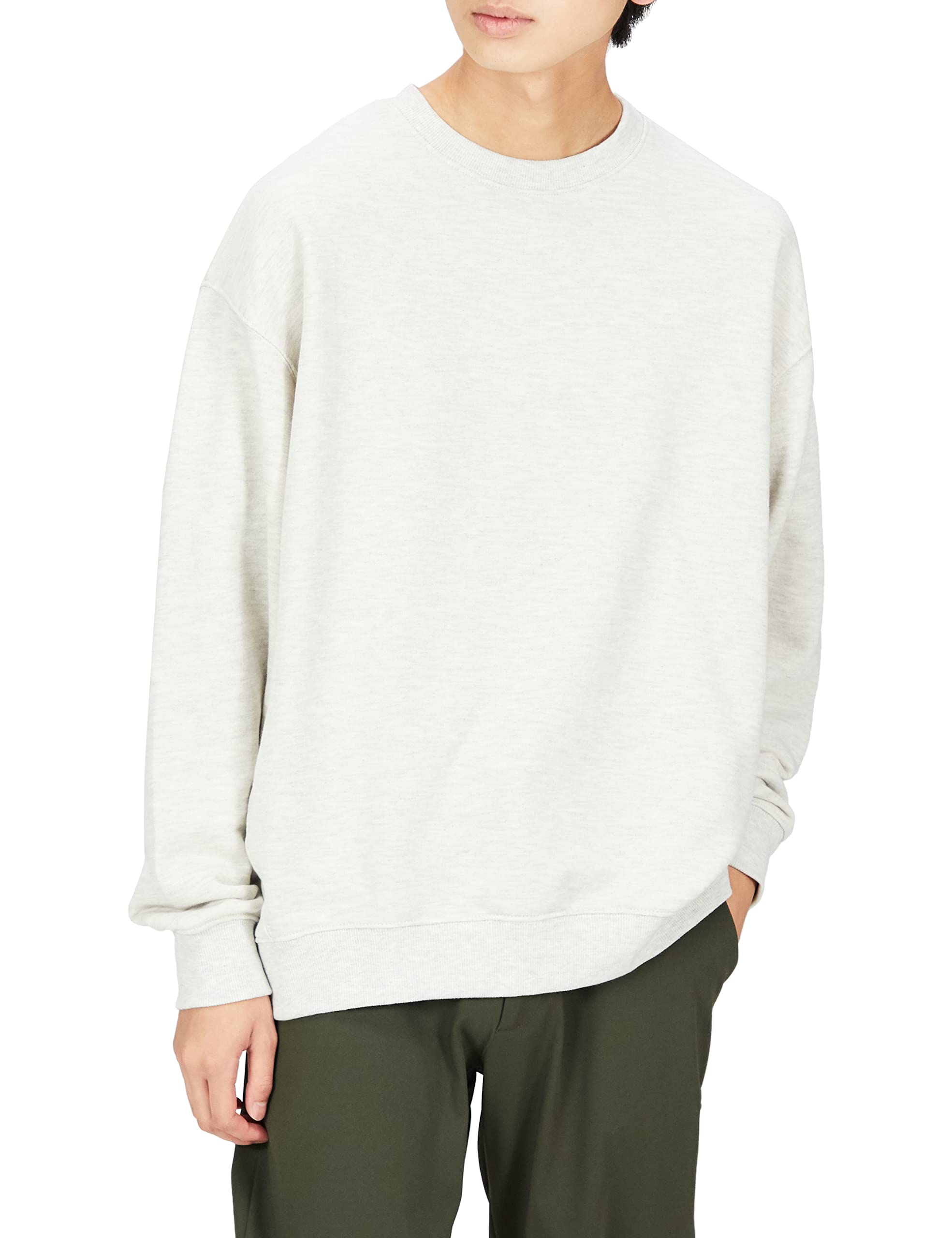 

Improves Men s Fleece Crew Neck Sweatshirt, 50383, Oatmeal, Size M