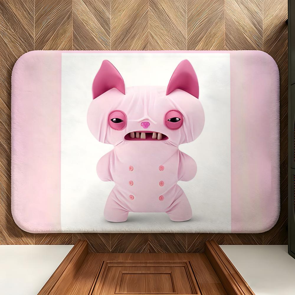 Toy F-Fuggler Floor Mat Soft Flannel Entrance Door Mat Non Slip Absorbent Bathroom Bedroom Floor Rug