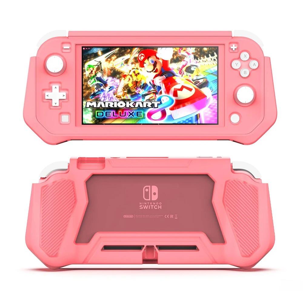 Protective Case, Full Protection Cover, TPU Shock-Absorption and Anti-Scratch for Switch Lite Skin with Bult-in Screen Protector & Thumb Grip Caps