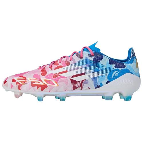 BAPE x Adidas F50 ELITE Futbol Kramponları Erkek Pembe Mavi JS0573