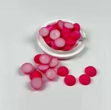 6-12mm Semi Circular Acrylic Flatback Plastic Beads Matte Multi-color Customizable Color Clothing Accessories Beads