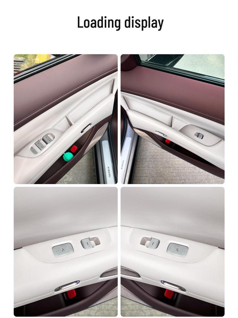 Xiaomi YU7 Car Door Window Lift Anti-slip Button Sticker