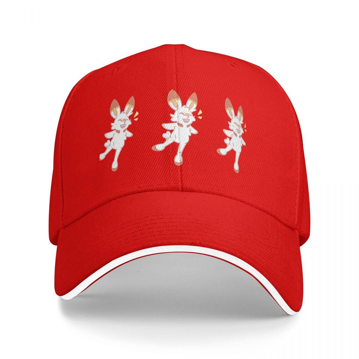 

Unisex Baseball Hats Scorbunny Outdoor Streetwear Summer Sports Baseball Caps Hip Hop Cap Casquette Polychromatic Hats One Size