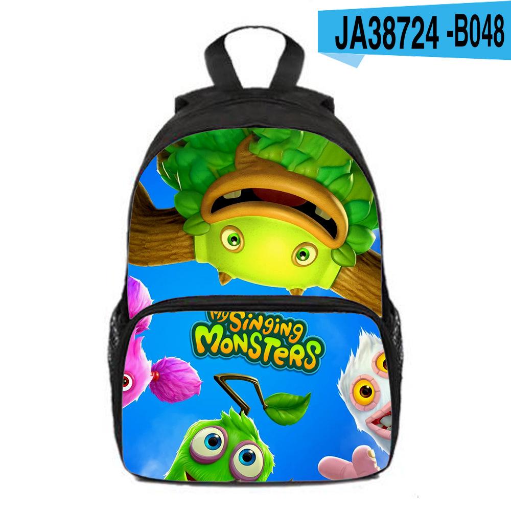 Zaino per Bambini Scuola Primaria e Materna Nuovo My Singing Monsters Concerto dei Mostri Zaino, Zaino Regalo