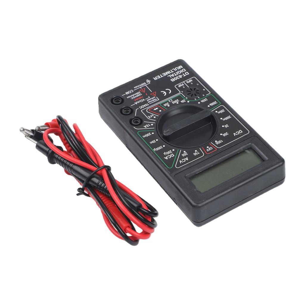 Digital Multimeter Handheld Voltmeter ABS Plastic Housing