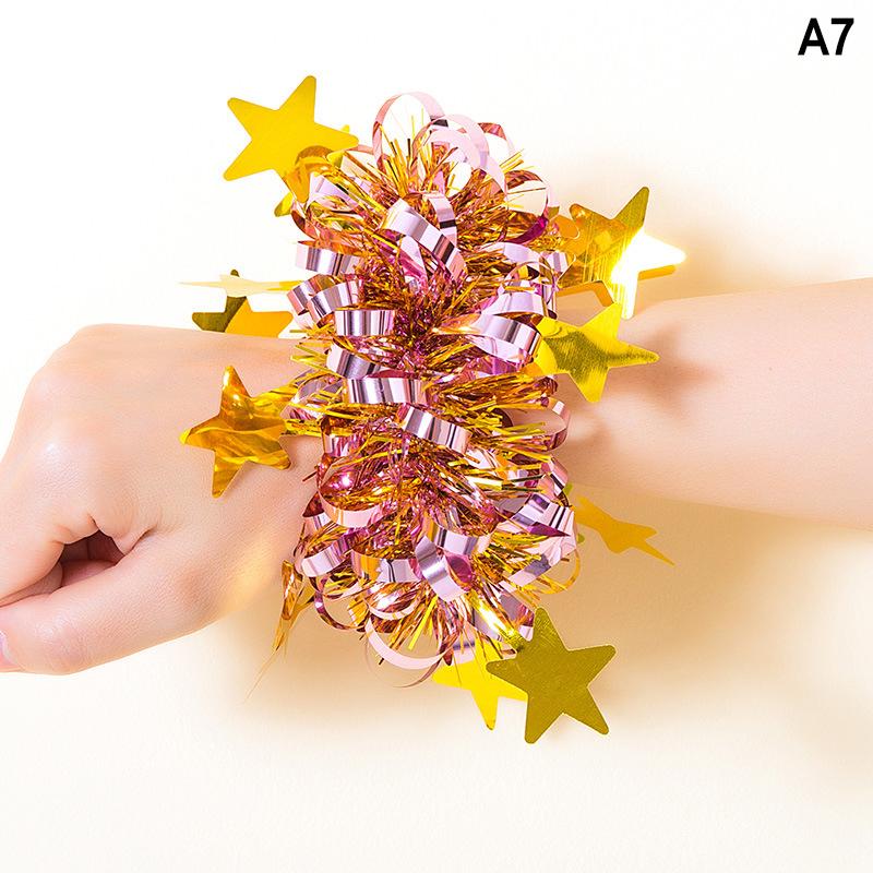 2Pcs Kids Game Pom Poms Apply To Sports Game 27 Styles Practical Cheerleading Cheering Flower Ball Sports Games Bracelet