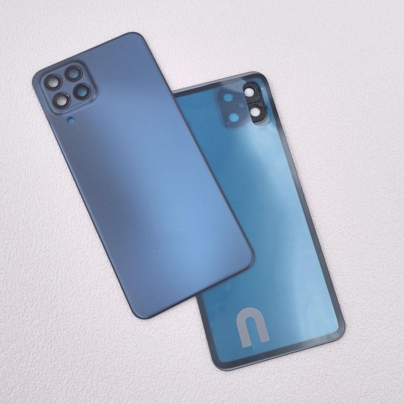Battery Back Cover For Samsung Galaxy M53 M 53 M536F Rear Housing Case Panel Replace Part With Glass Camera Lens +Logo