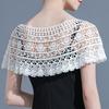 Embroidery Detachable Dress Lace Shawl Hollow Out Cover Female Blouse Shoulder Fake Collar Cape Clothing Accessories