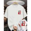 European Size New Summer Men'S Casual T-Shirt with Ribbed Round Neck And Short Sleeves, Made from Knitted Fabric for a Fresh And Comfortable Feel.