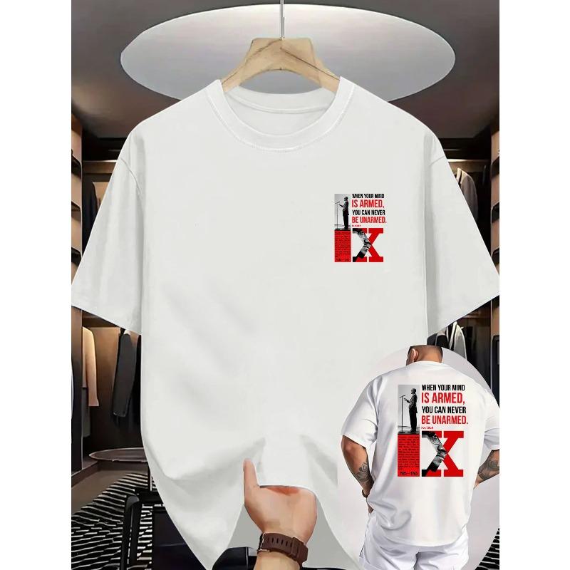 European Size New Summer Men'S Casual T-Shirt with Ribbed Round Neck And Short Sleeves, Made from Knitted Fabric for a Fresh And Comfortable Feel.