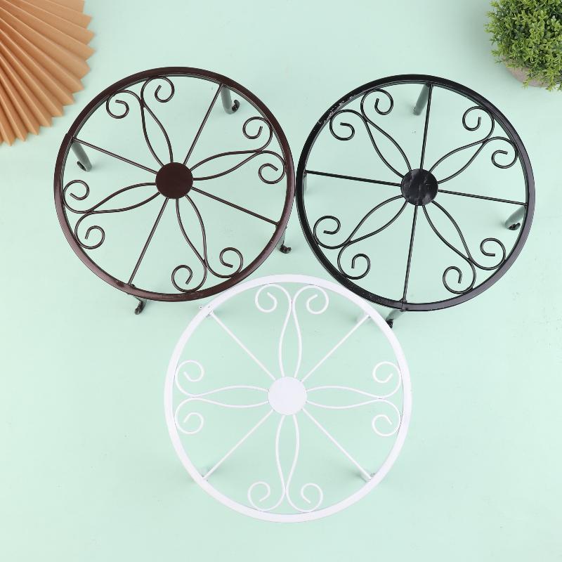 Flower Rack Floor To Ceiling Single Pot Bonsai Iron Flower Rack Indoor Balcony Flower Rack Iron Tabletop Flow