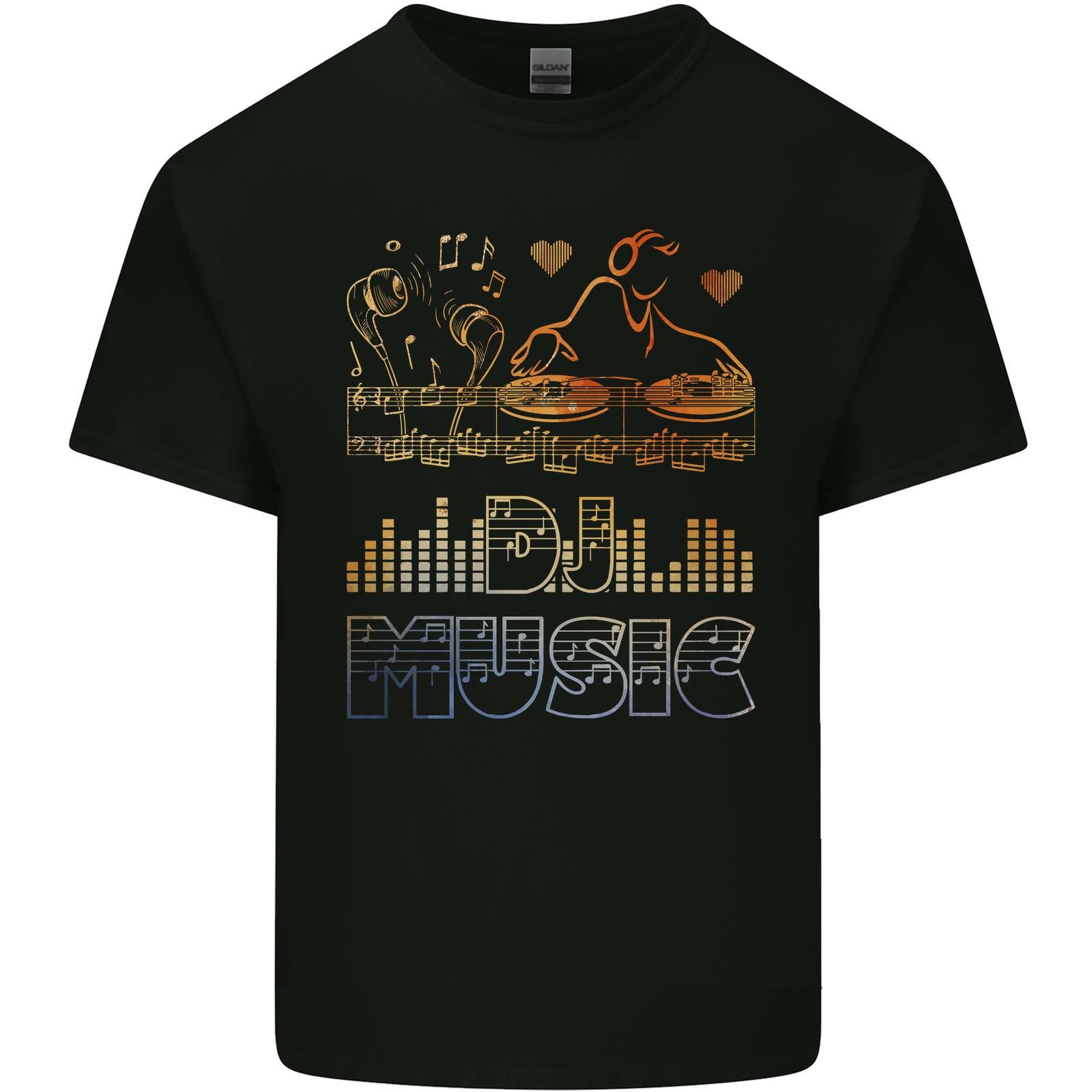 DJ Music Tekno Dance Rave Mens Light Cotton T-Shirt XL