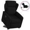 VidaXL Fauteuil inclinable électrique noir tissu 3303156