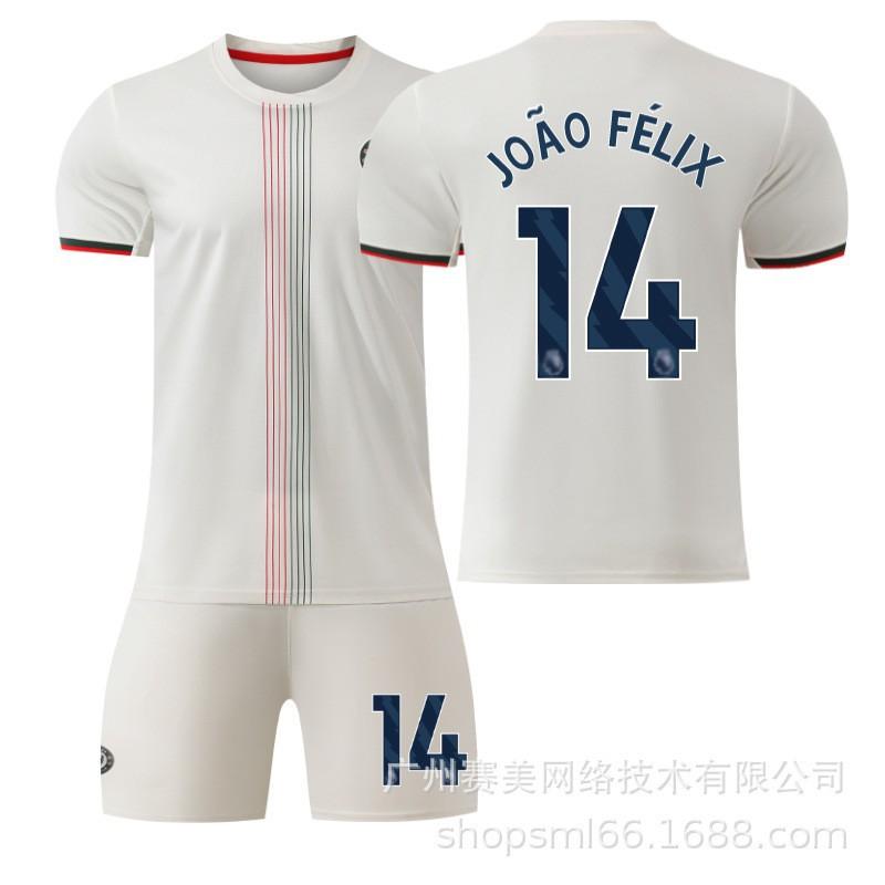 26 Football Uniform No. 10 Palmer Jersey 8 Enzo 24 Chelsea Away Suit Men's 20