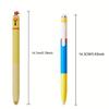 4/8Pcs Duck And Chick Gel Pen Creative Duck Rotate Gel Pen Chick Press Gel Pen Black Writing Pen Office Supplies Small Gift