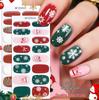 Europäische und amerikanische Weihnachten 3D Niedliche Cartoon Gel Nagelsticker für Kinder - Wasserdicht und halbgehärtet