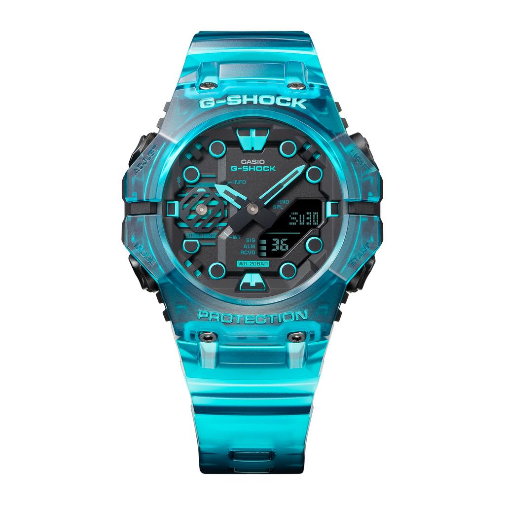 Casio G-SHOCK Herren Harz 200M Wasserdicht Stoßfest Quarz Uhr GA-B001G-2A