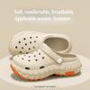 Anti Slip Hole Shoes for Men, Height Increasing Beach, Summer Arch Support, Toe Cap Slippers for Women