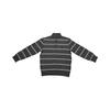 Polo Half Zip Striped Pullover Long Sleeve Polo Shirt Men Tops 710892819-001