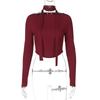 Hot-selling Women's Clothing In Europe and America, New Summer Products, Fashion Spice Girls, Slim-fitting Open-navel Long-sleeved T-shirt and Top