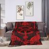 Coperta morbida e calda in peluche con simbolo rosso Art Ultrakill Gioco Sparatutto, Plaid per Divano e Sedia, Copriletto in Flanella