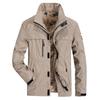 Autumn New Men's Jacket Jacket Stand-up Collar Medium and Long Jacket Casual Coat Men