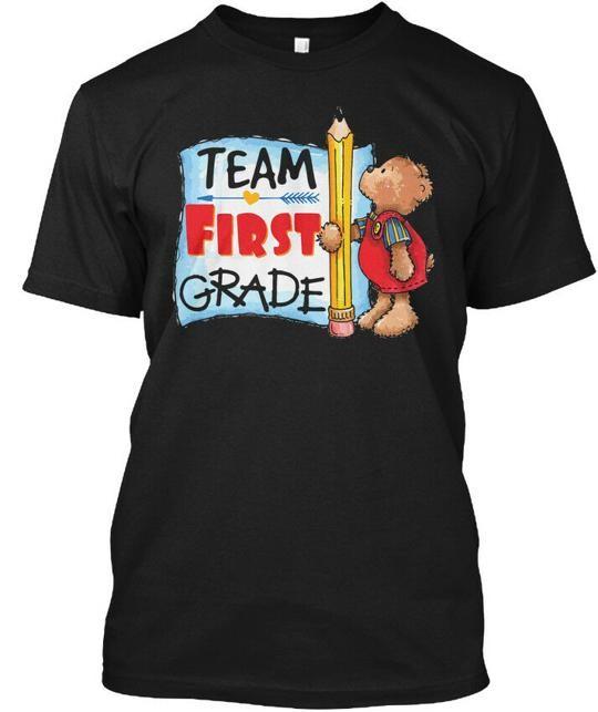 

Team First Grade Teacher T-Shirt Made in the USA Size S to 5XL XL