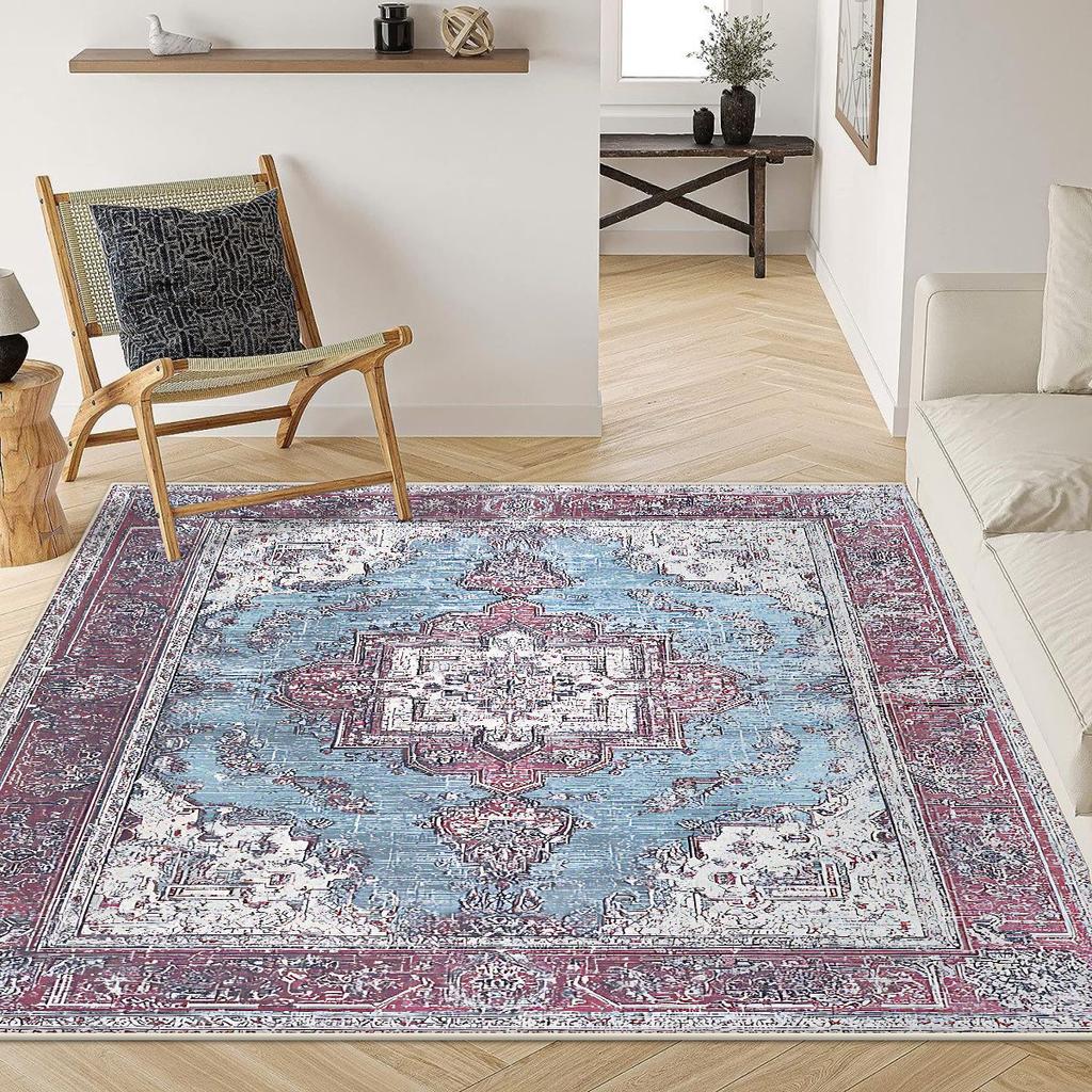Persian Style Retro Carpet for Living Room 200x300 Luxury Large Area Rugs for Bedroom Decoration Easy clean Anti-slip Lounge Mat