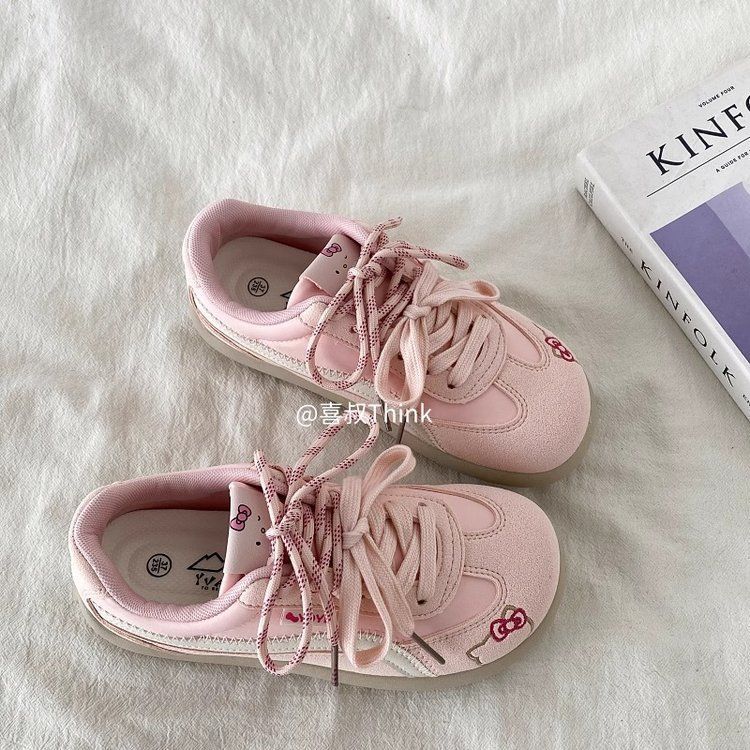 Dexun Shoes Women's 2025 New Popular Dopamine Niche Design Sense Versatile Little White Shoes Flat Mango Head Women's Shoes