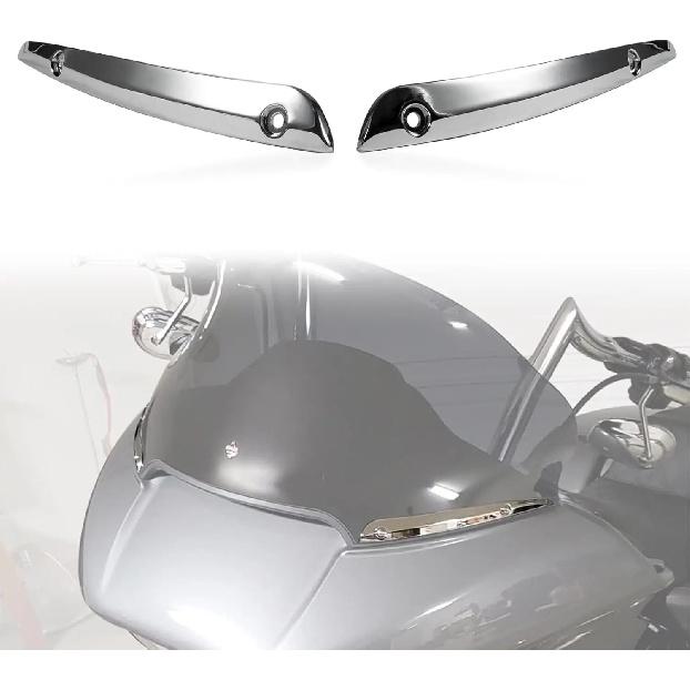 Motorcycle Windshield Trim Windshield Side Trim for Harley Road Glide Ultra FLTRU FLTRX Special FLTRXS 2015-