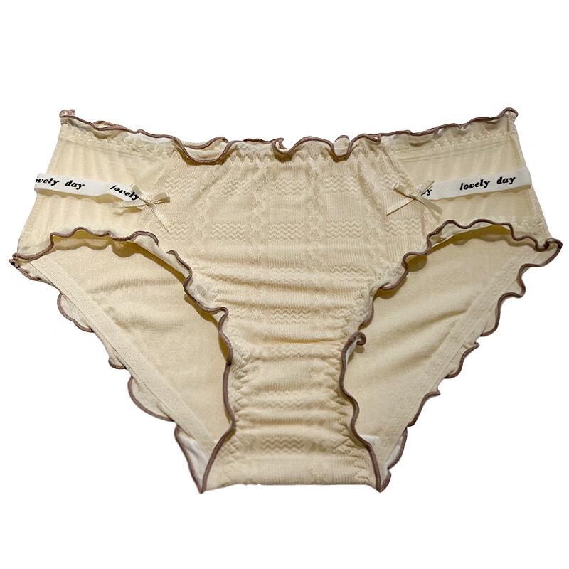 LANGSHA Women's Seamless Modal Mid-Waist Briefs 3-Pack