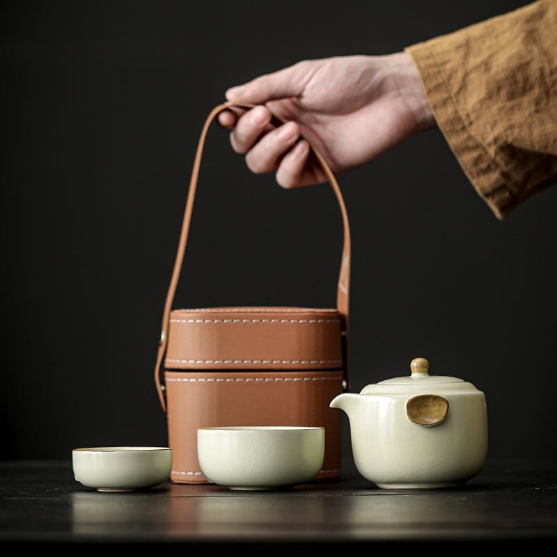 

Travel Tea Set Portable Outdoor Camping Companion Quick Cup