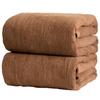 Tramparan Commercial Bath Towels, Large Size, 180cm, Set of 2 (Brown), 100% Cotton, 180 X 100cm