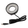 Microscope 72 LED Ring Light 6500K To 7500K Adjustable USB 5V Microscope Light Source for Lab