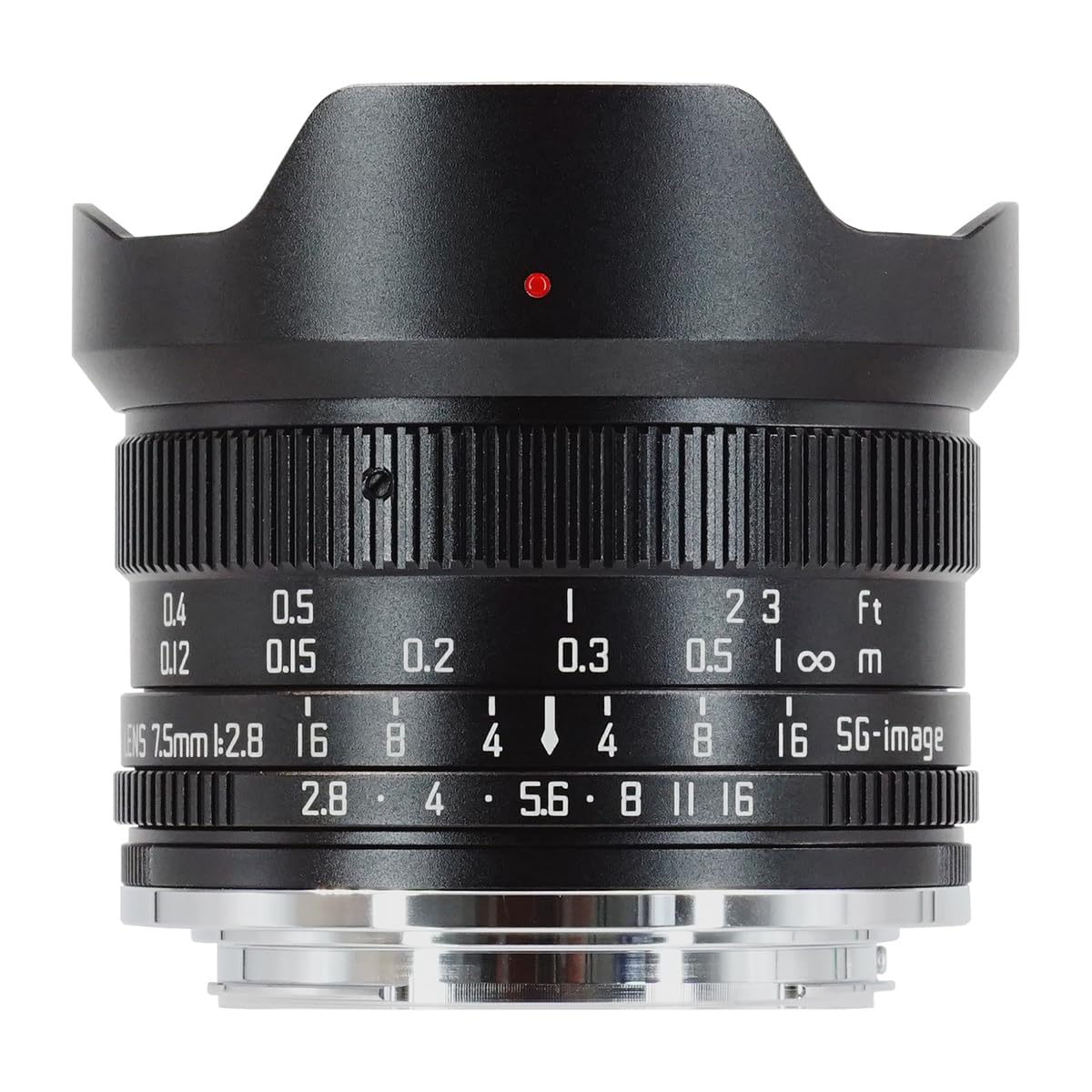 

Diagonal Fisheye Sony E Manual Large Black SG-image 7.5mm F2.8 Lens, APS-C E-Mount, Compatible, Focus, Aperture, (2-Year Warranty) чёрный