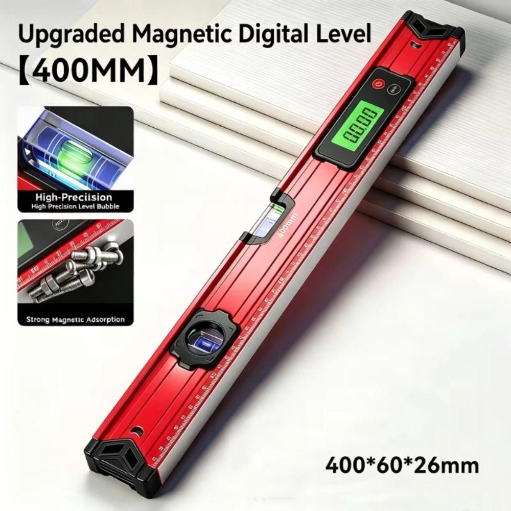 0-90° Range Magnetic Digital Level 30-100cm Electronic Inclinometer Construction Work