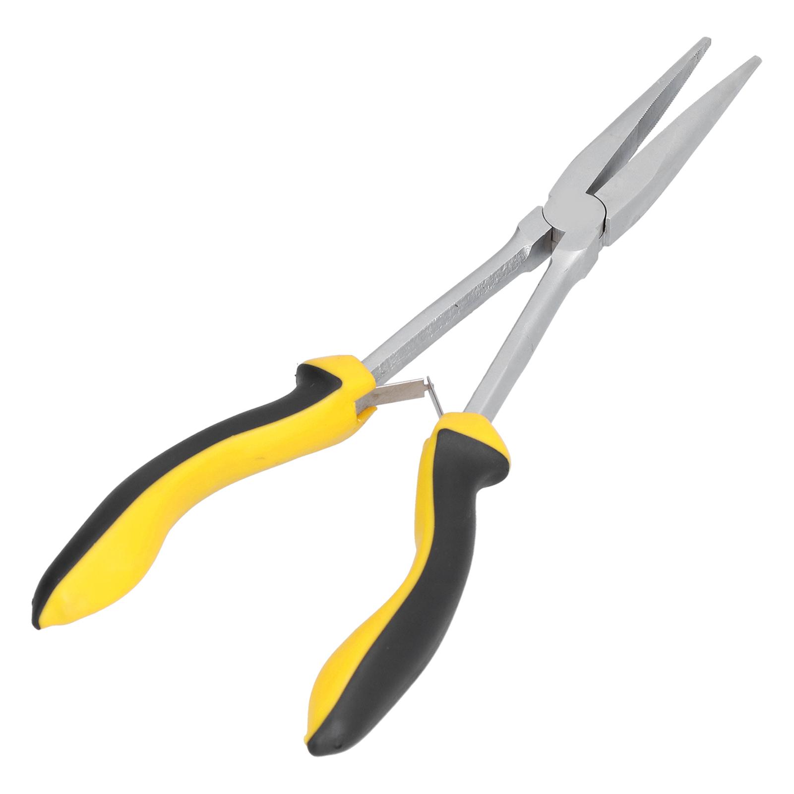 

Плоскогубцы с удлиненным носом 11 дюймов, удлиненные прямые плоскогубцы для изготовления ювелирных изделий, гибки проволоки и небольших размеров