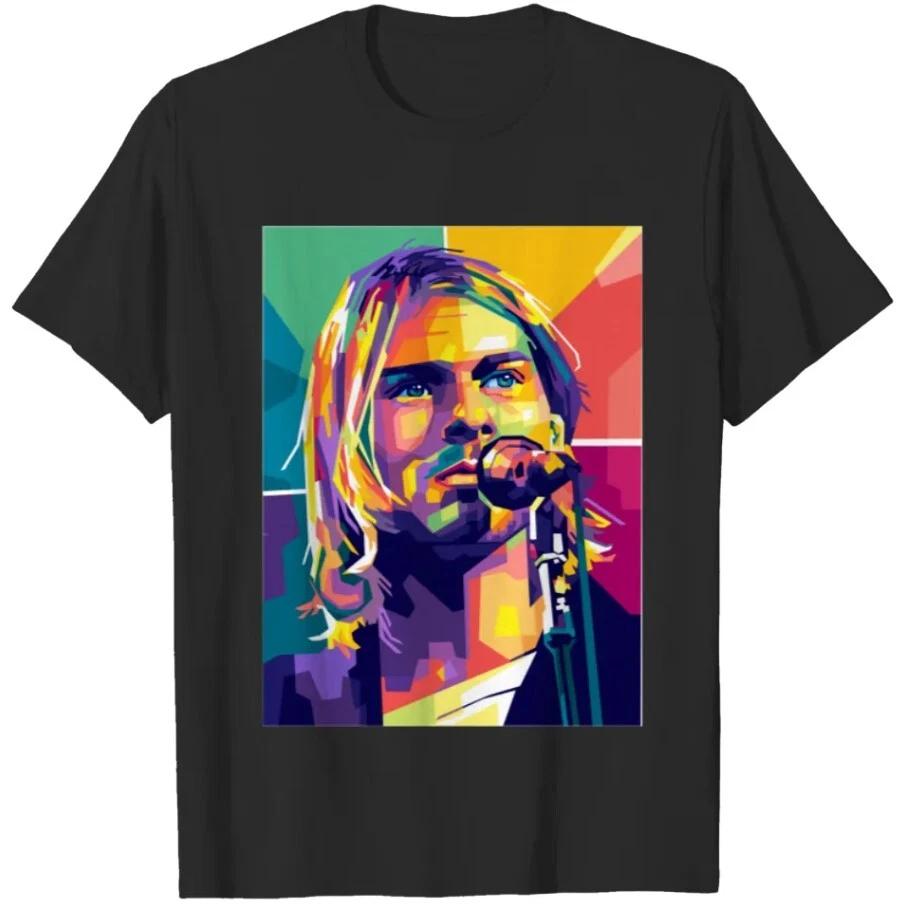 Kurt Cobain Nirvana Shirt, Kurt Cobain T-Shirt, Retro Vintage T-Shirt Gift S